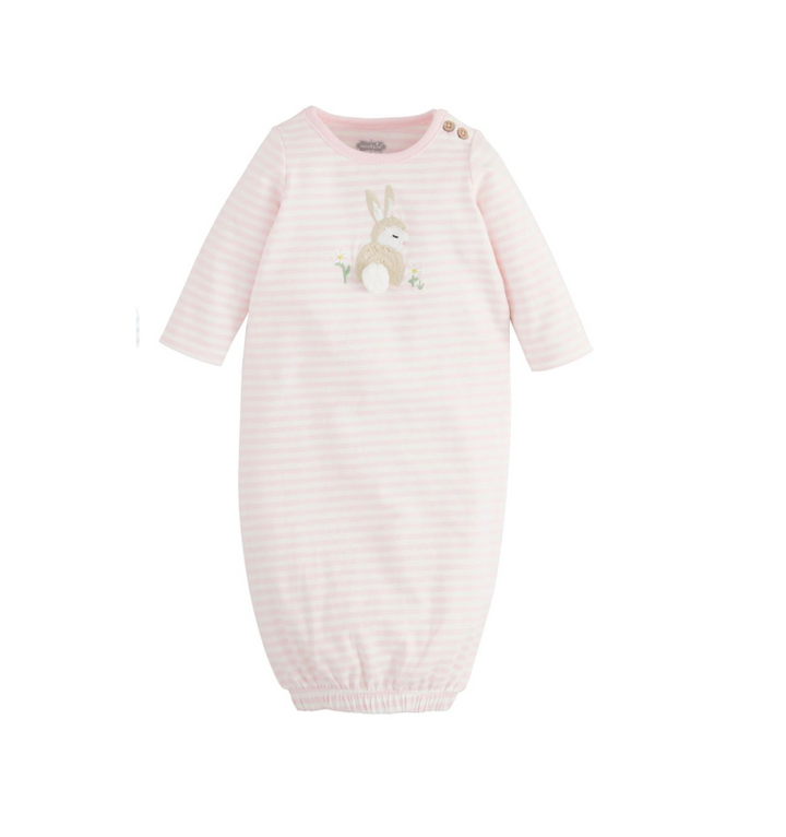 Pink Stripe Bunny Gown