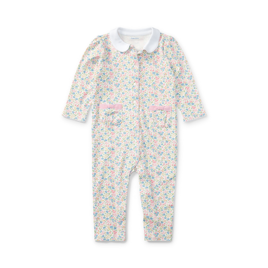 Floral Cotton Coverall