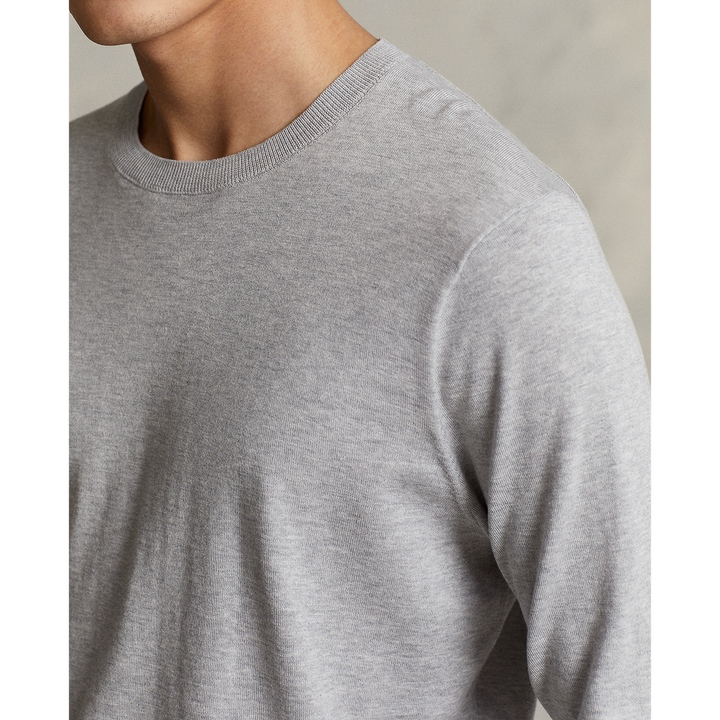 Original Label Crewneck Sweater in Grey