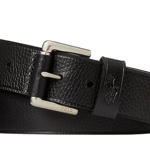 Pebble Leather Casual Belt