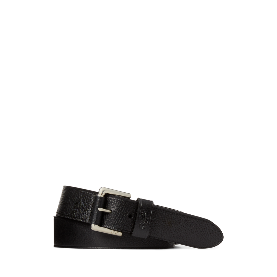 Pebble Leather Casual Belt