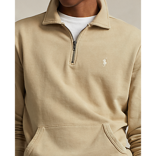 Long Sleeve Terry Half-Zip Sweatshirt