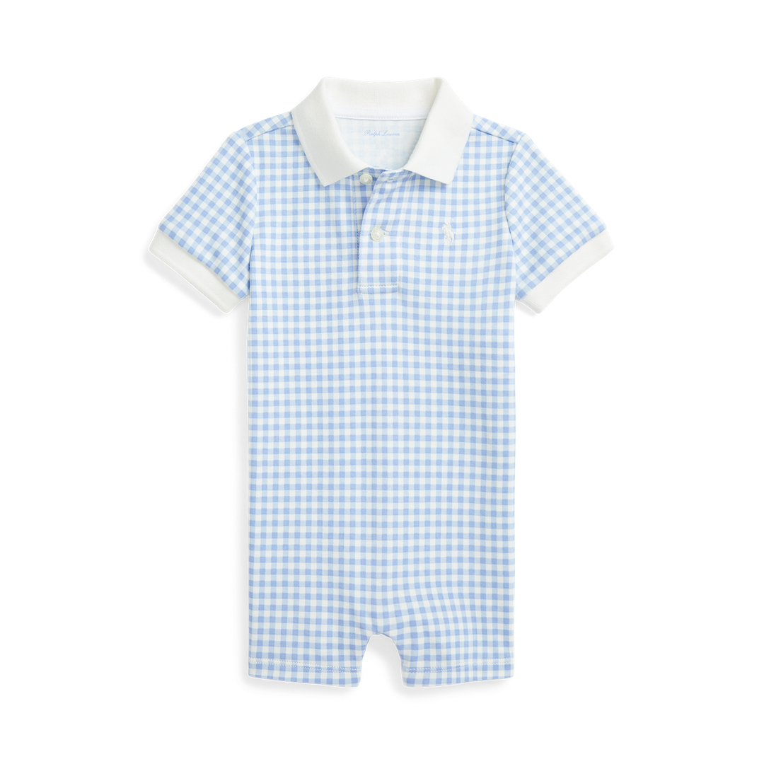 Gingham Polo Shortall