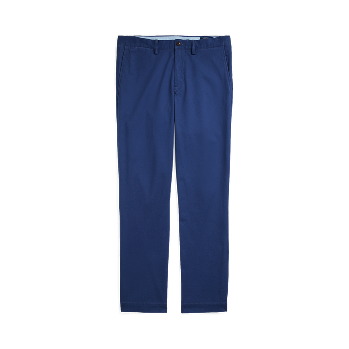 Bedford Straight Fit Stretch Twill Flat Front Pant in Light Navy