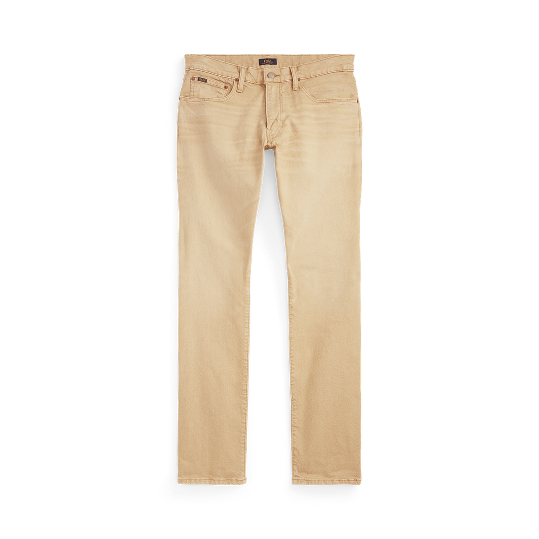 Varick Slim Straight Fit Jean in Khaki Hill