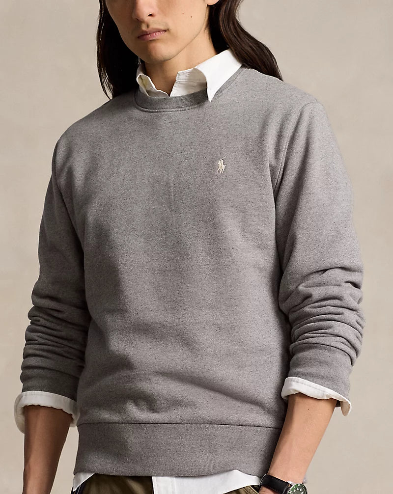 Terry Crewneck Sweatshirt in Dark Vintage Heather