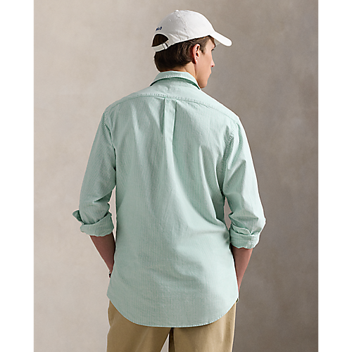 Long Sleeve Cotton Oxford Sport Shirt