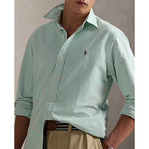 Long Sleeve Cotton Oxford Sport Shirt