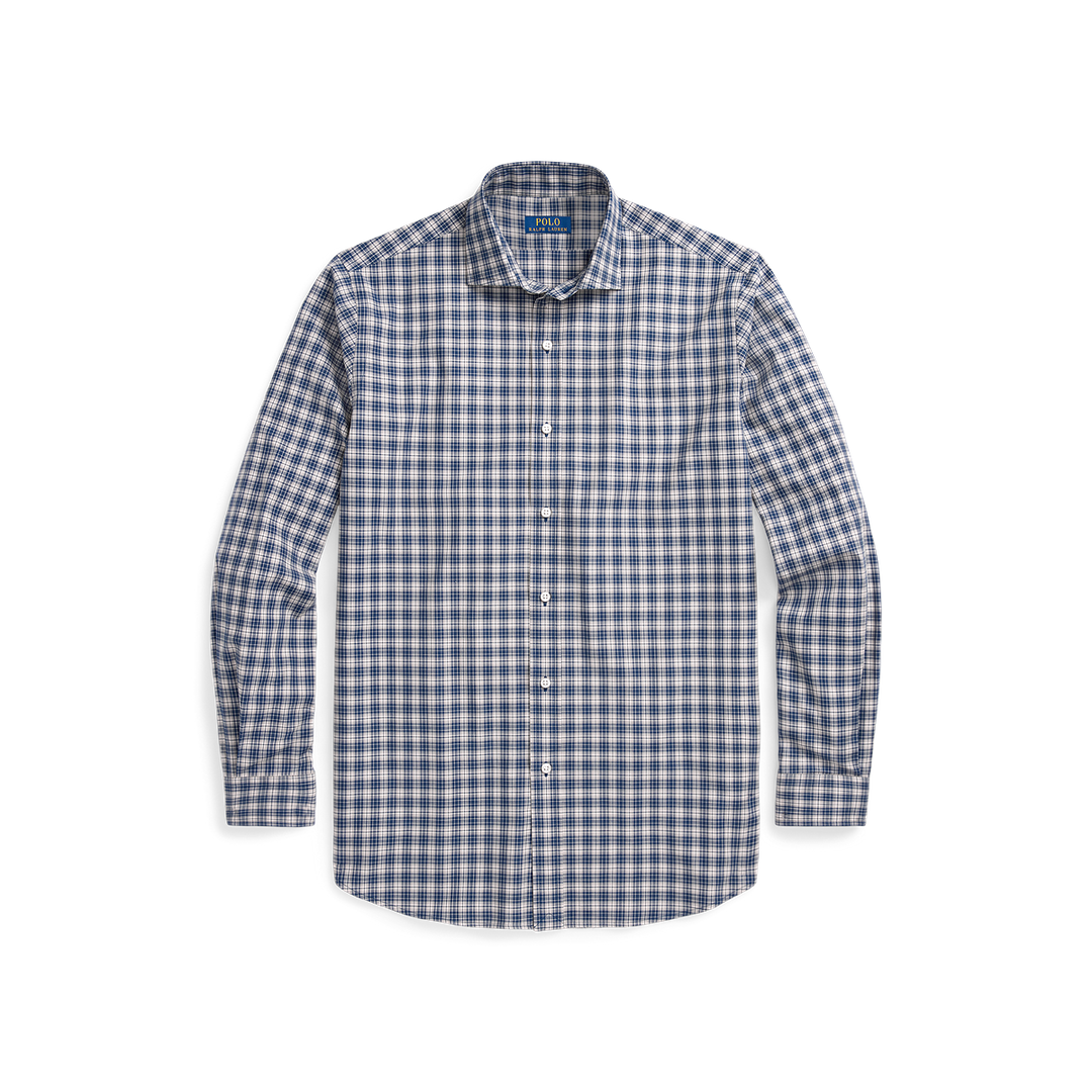 Poplin Sport Shirt with Collar