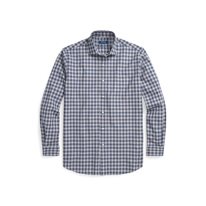 Poplin Sport Shirt with Collar