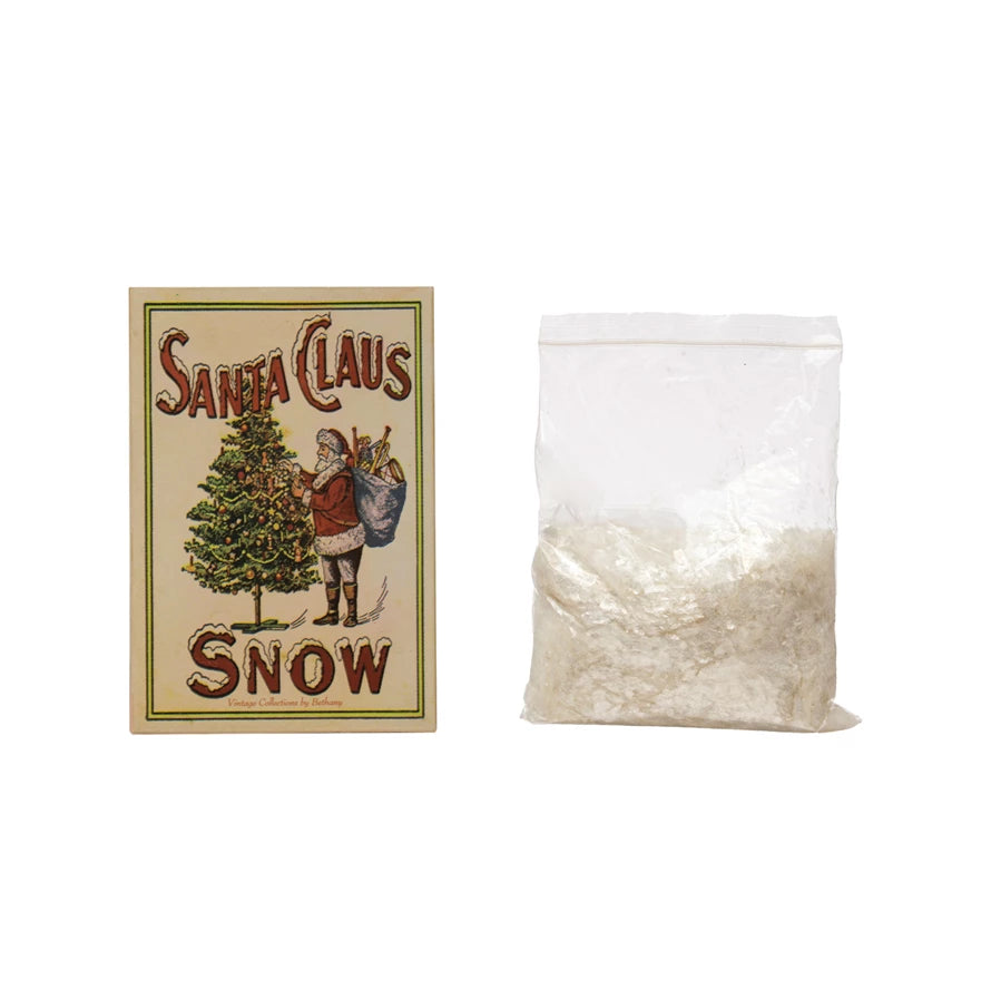 Santa Claus Boxed Mica Snow - Madison's Niche 