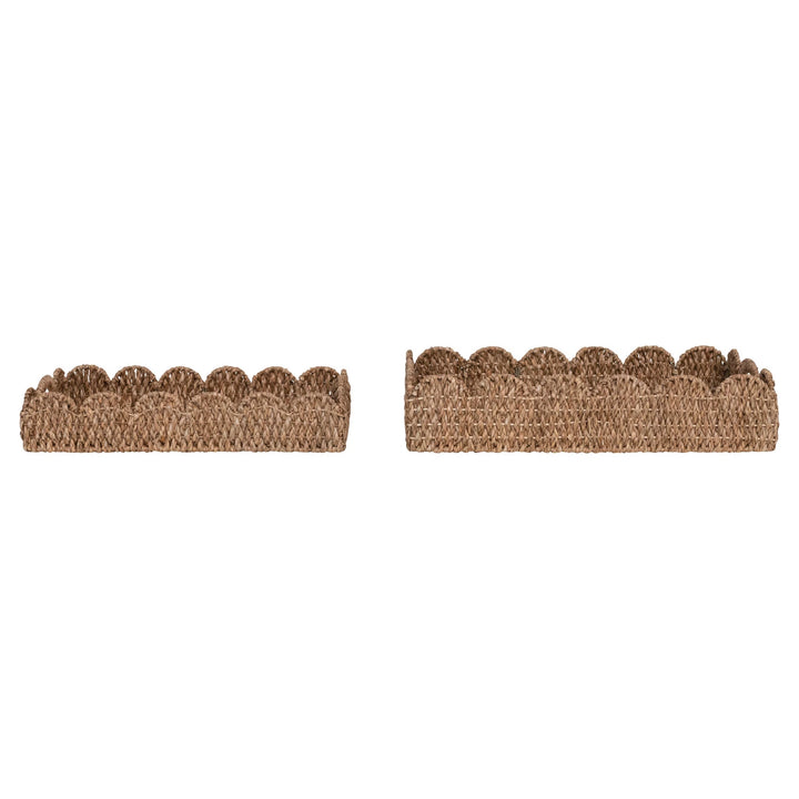 Scalloped Edge Decorative Tray - Madison's Niche 