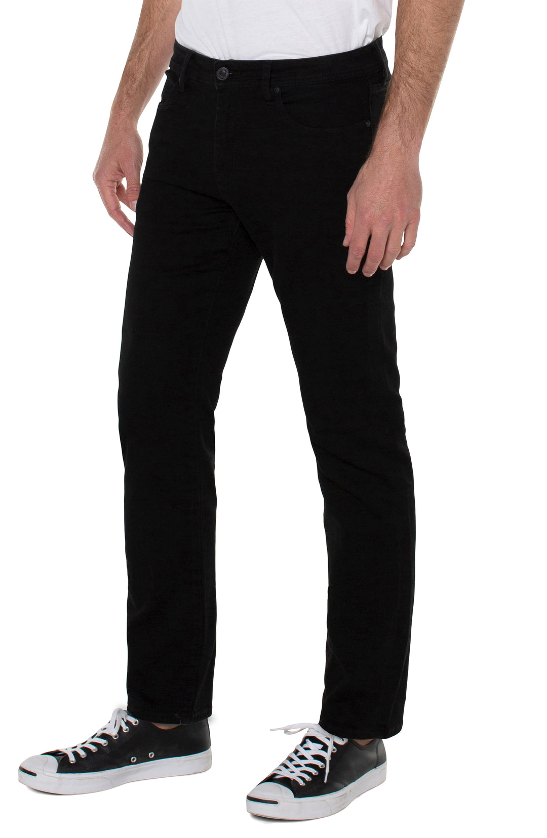 Kingston Modern Slim Straight in Jet Black