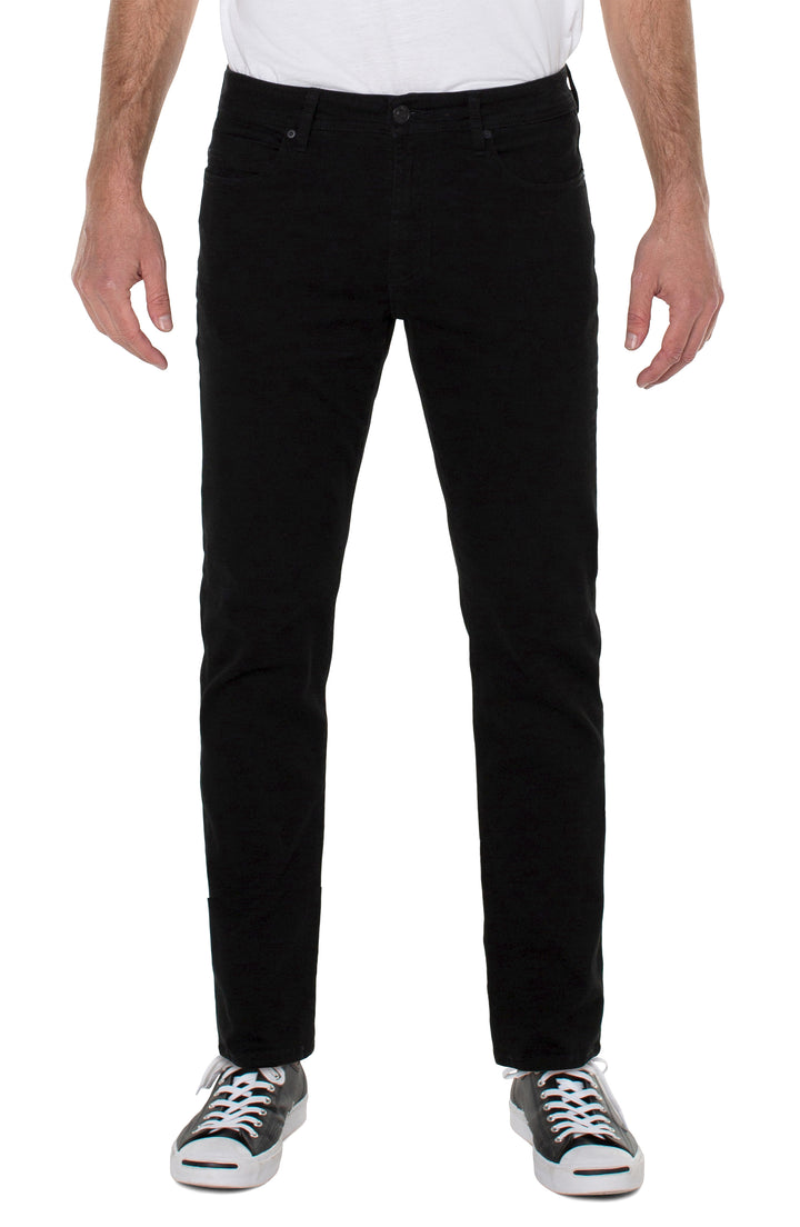 Kingston Modern Slim Straight in Jet Black