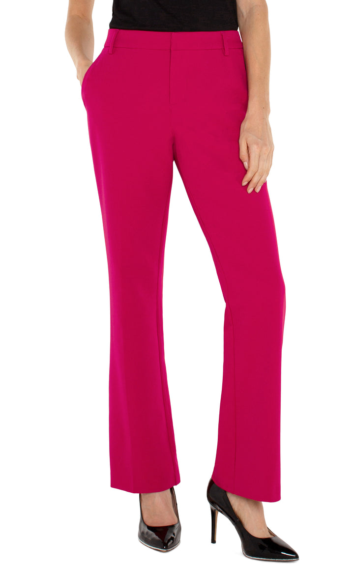 Kelsey Flare Trouser in Star Ruby