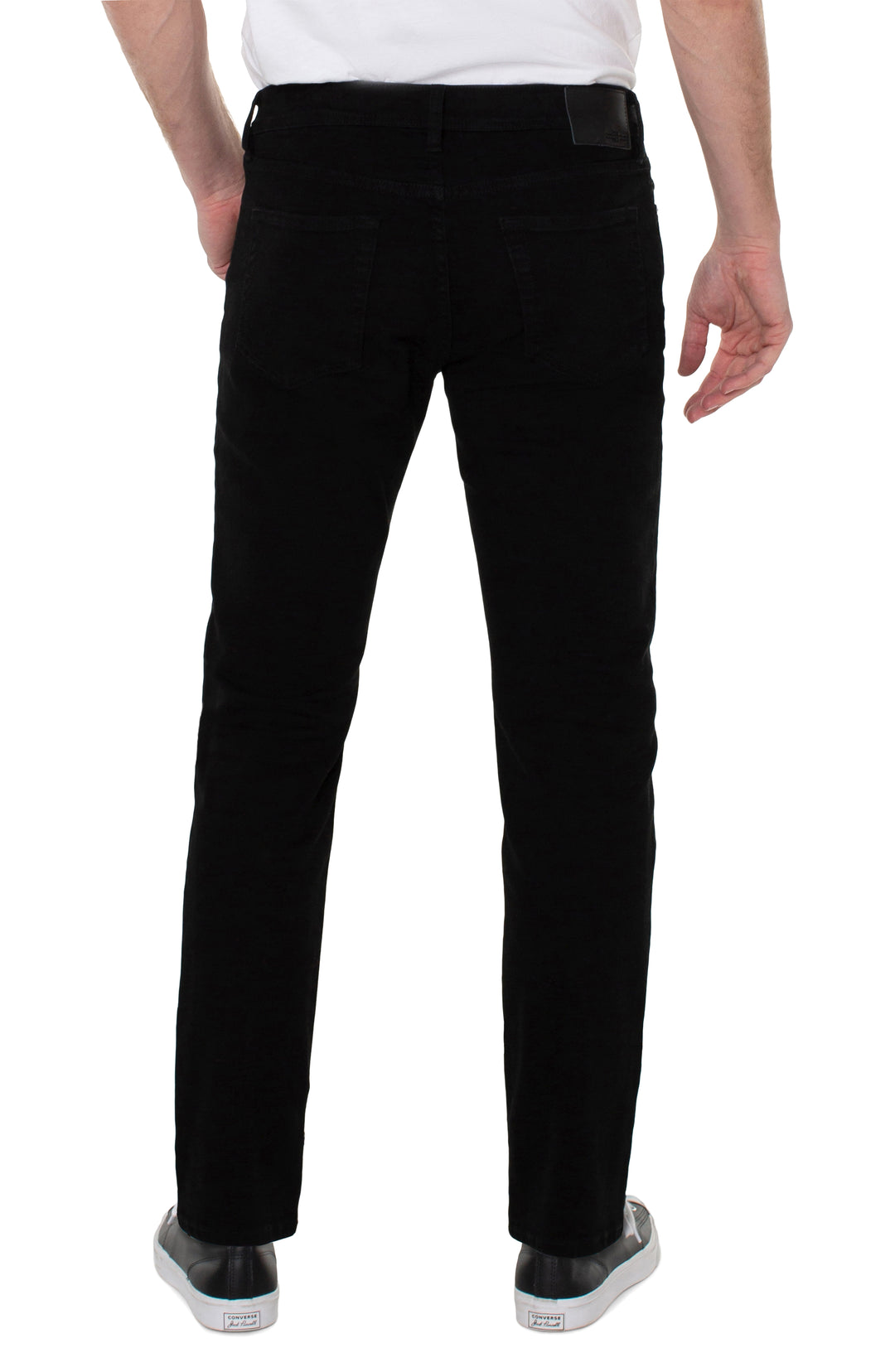 Kingston Modern Slim Straight in Jet Black