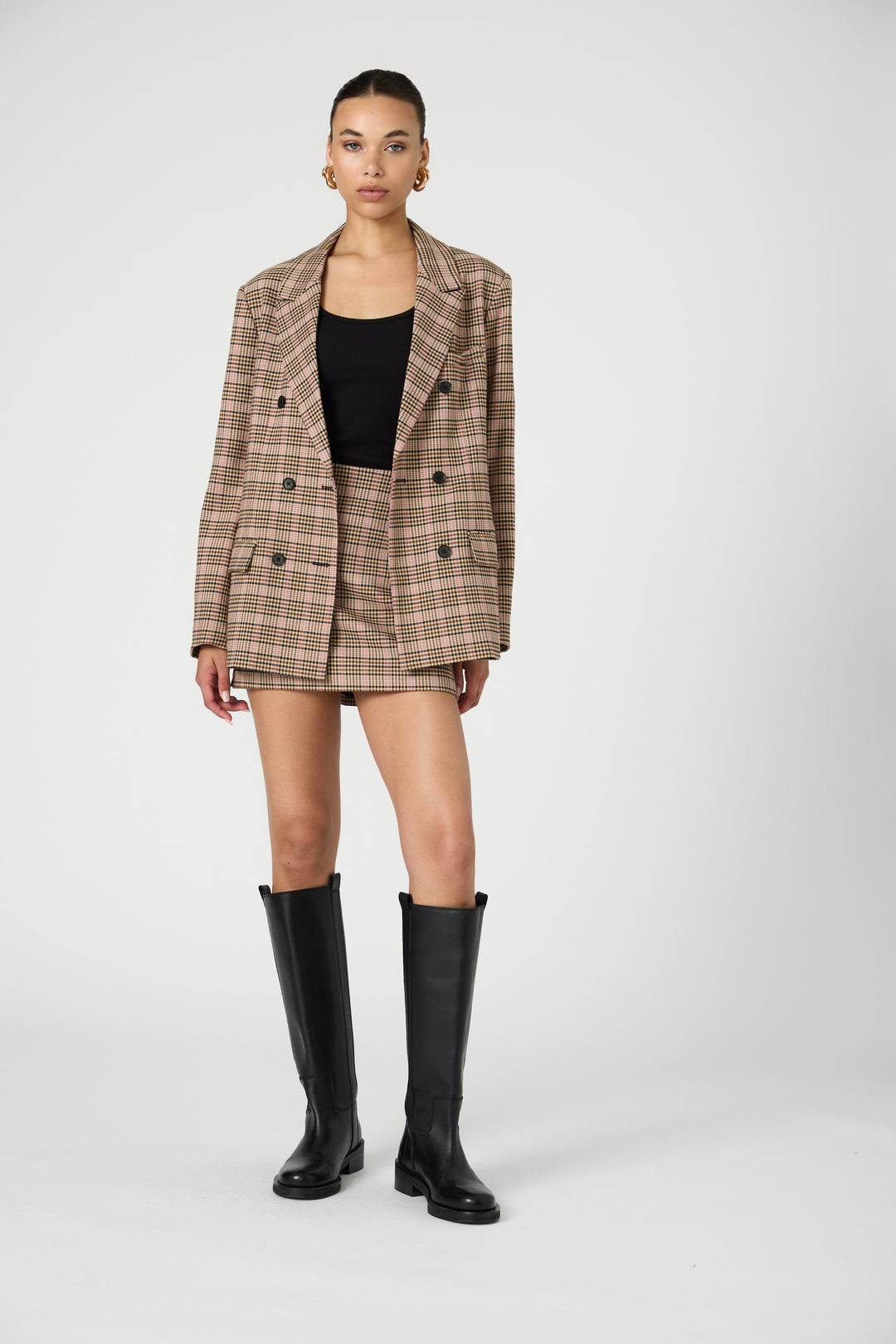 Gina Check Blazer