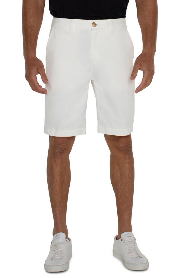 9.5" Trouser Short in White - Madison's Niche 