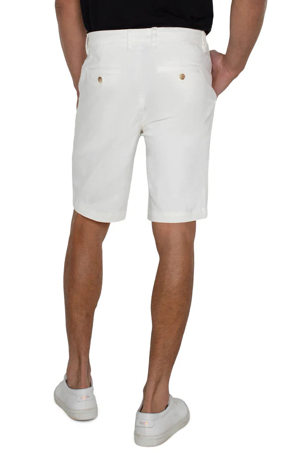 9.5" Trouser Short in White - Madison's Niche 