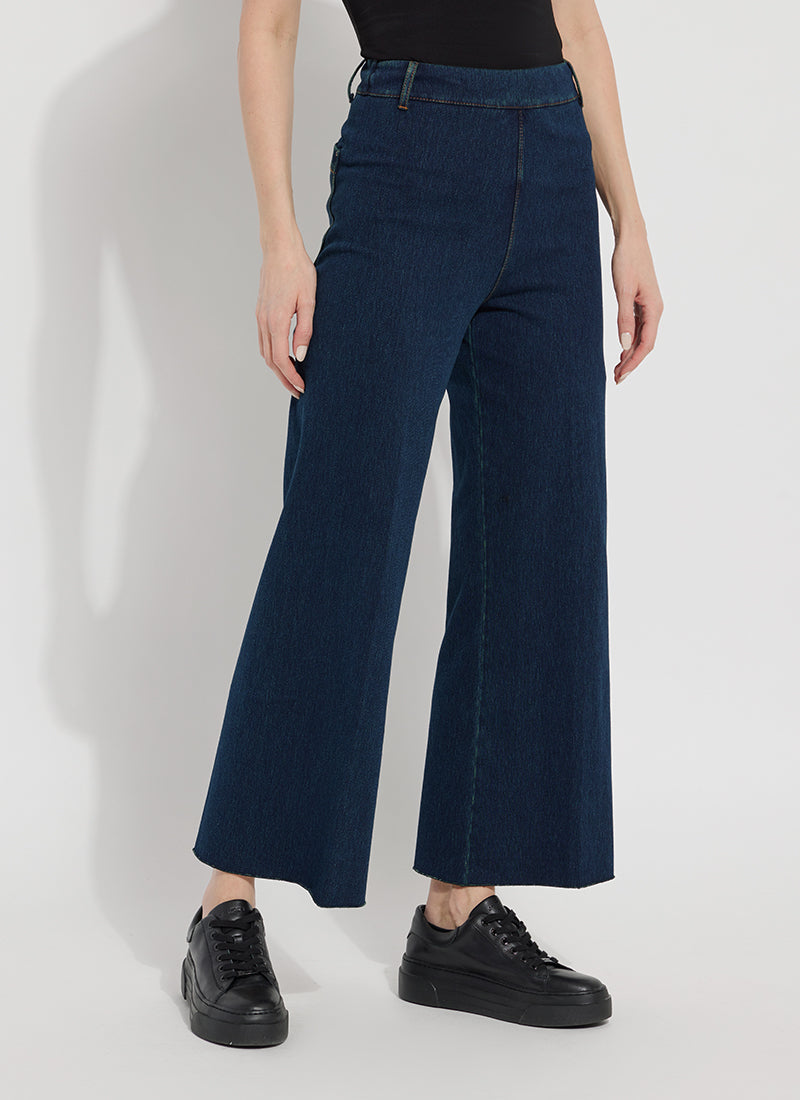 Erin Hi Waist Wide Leg Denim in Indigo