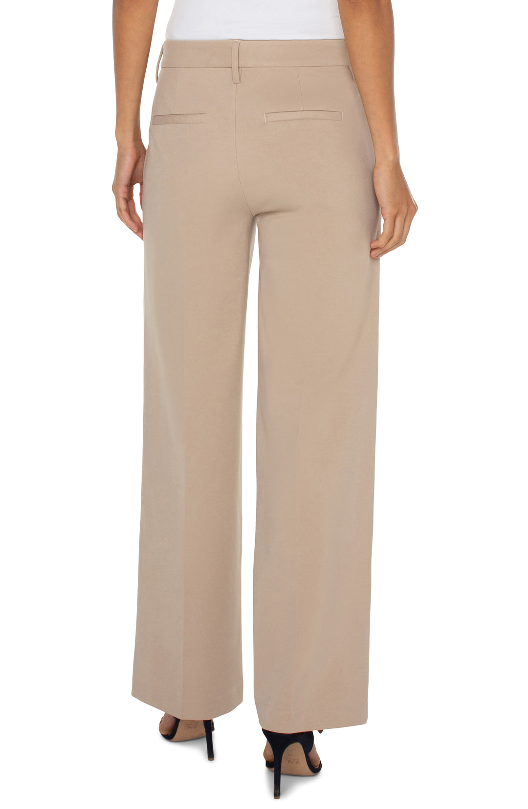 Kelsey Wide Leg Trouser in Neutral