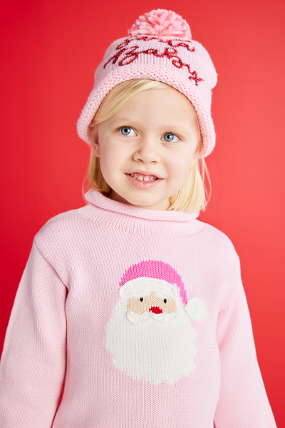 Pink Santa Sweater