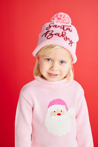 Pink Santa Sweater