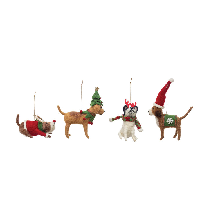 Felt Dog Ornament