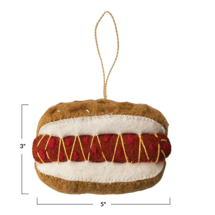 Hot Dog Ornament