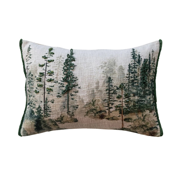 Tree Print Pillow