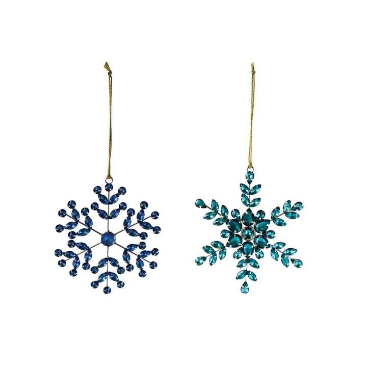 Big Jewel Snowflake Ornament