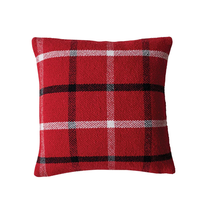 Red Plaid Pillow