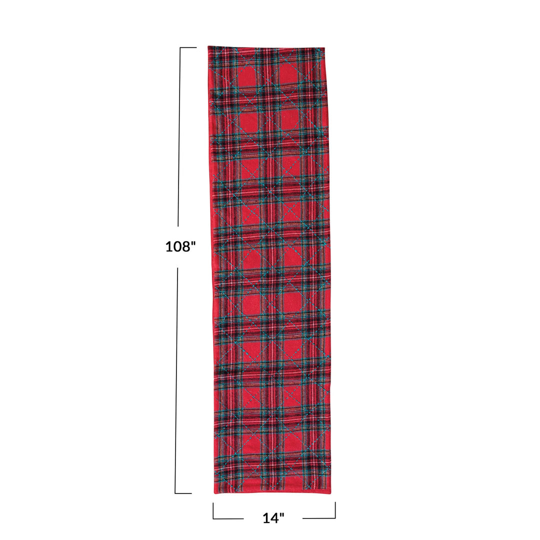 Plaid 108" Table Runner