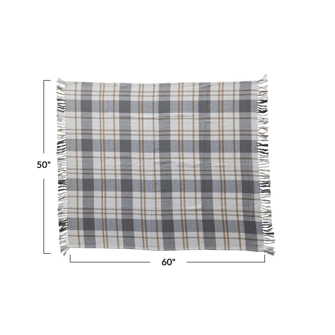 Flannel Plaid Throw