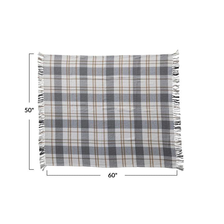 Flannel Plaid Throw