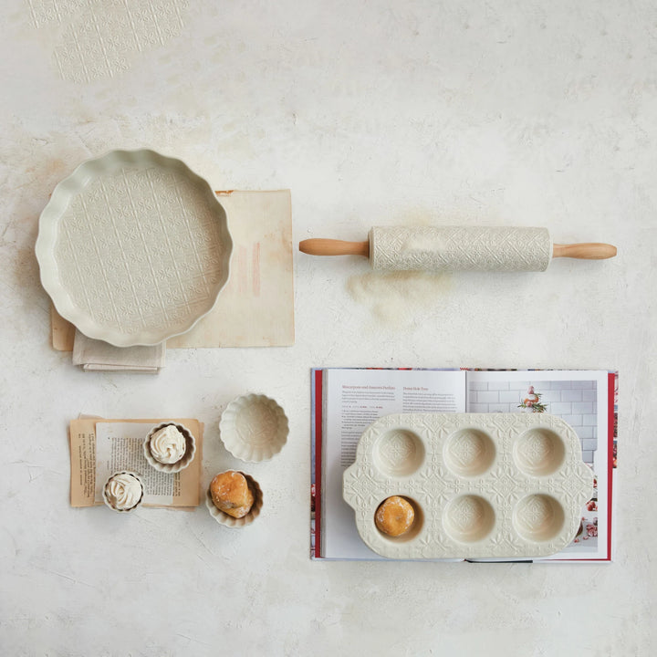 Cream Rolling Pin