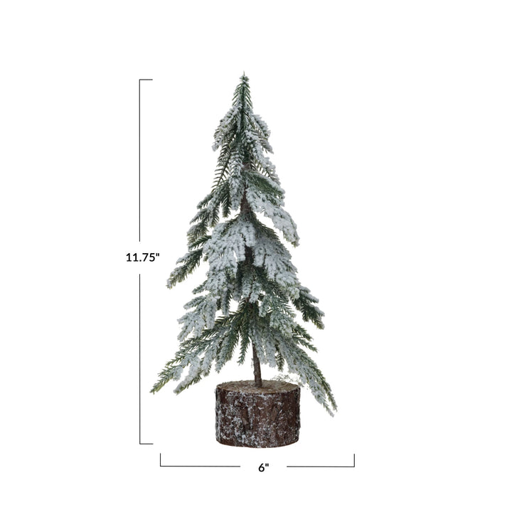 12" Snowy Fir Tree