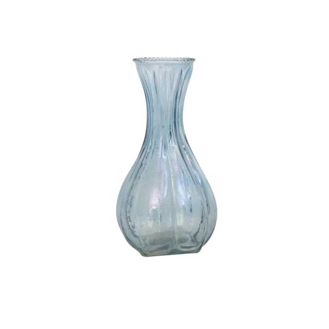 Debossed Glass Vase - Madison's Niche 