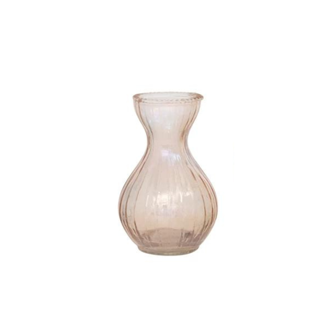 Debossed Glass Vase - Madison's Niche 